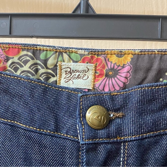 Brown Label  Prancer: Comfort Stretch 5 Pocket Low-rise Boot Cut Jeans Size 30 - Picture 4 of 7